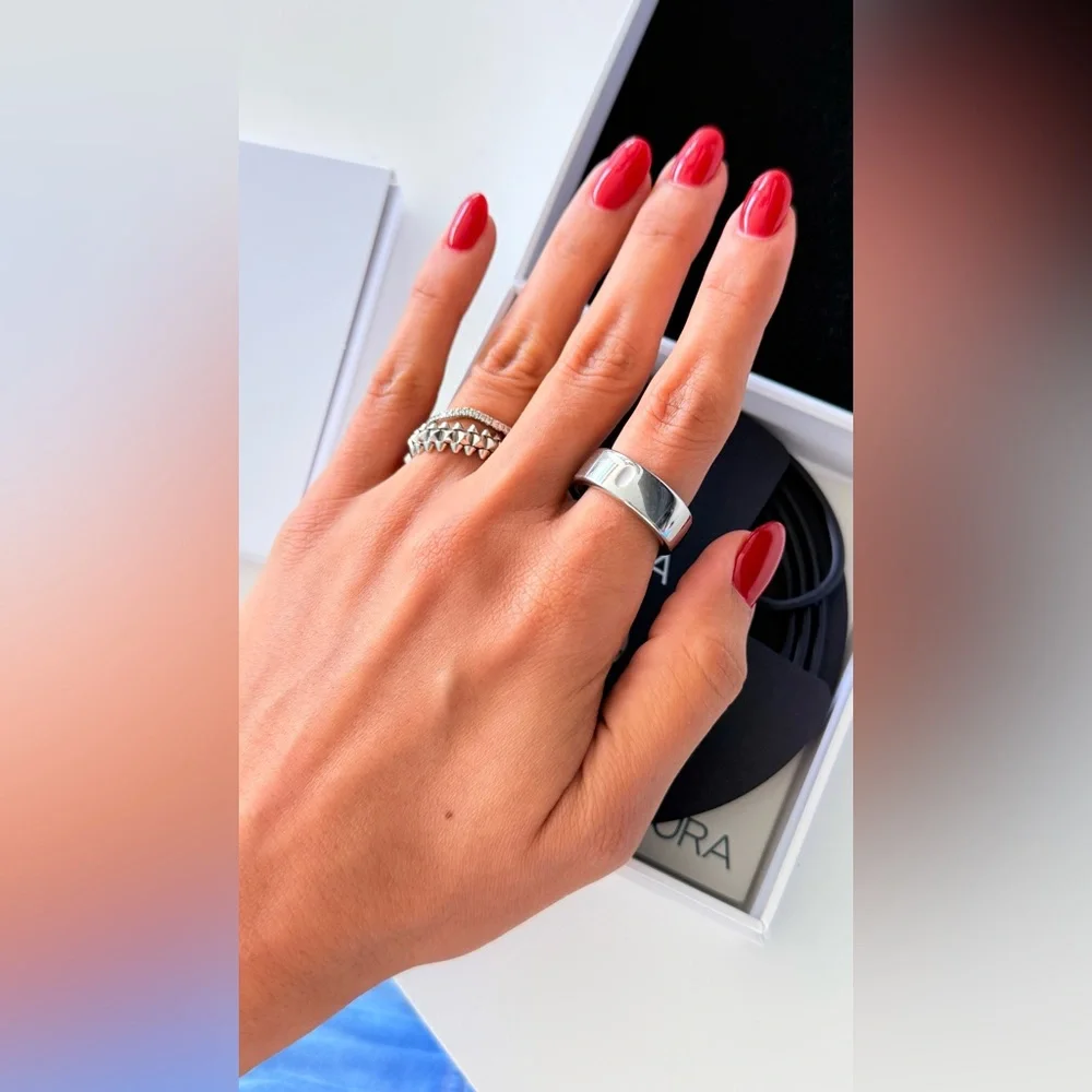 Oura Ring Gen3 in Shiny Silver | Good condition